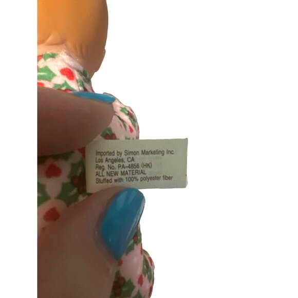 Vintage 1993 McDonald's Mattel Baby Doll With Holiday Pajamas Stuffed With Polye - Picture 3 of 5